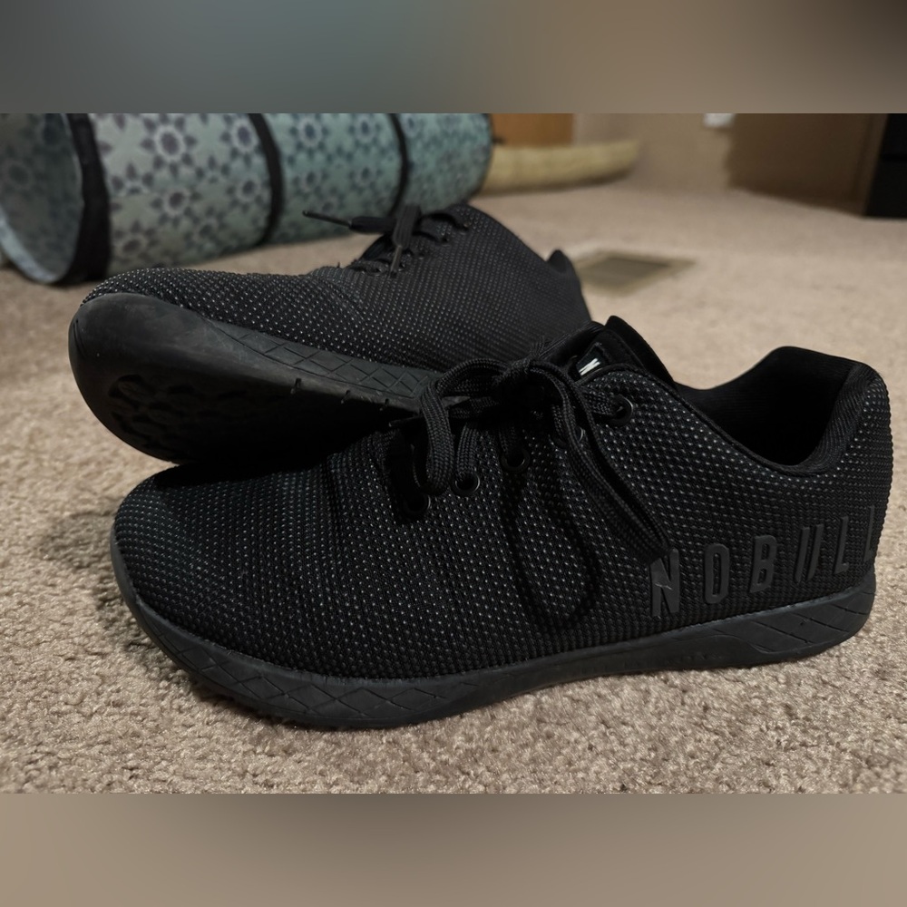 Two pairs of NOBULL Black WorkOut Shoes